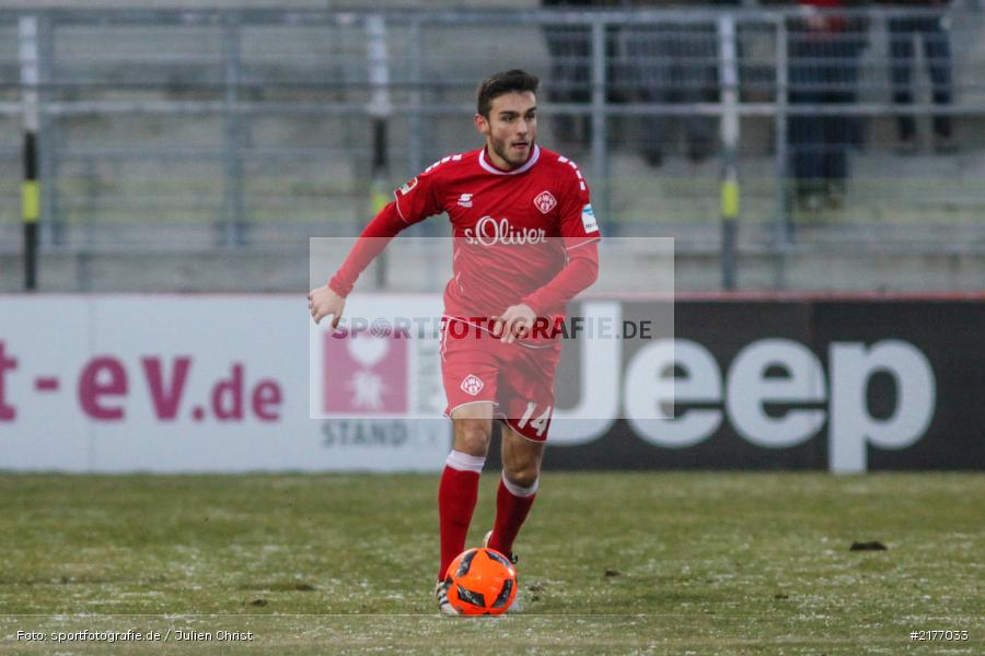 Joannis Karsanidis, 07.01.2017, Flyeralarm-Arena, Freundschaftsspiel, FSV Frankfurt, FC Würzburger Kickers - Bild-ID: 2177033