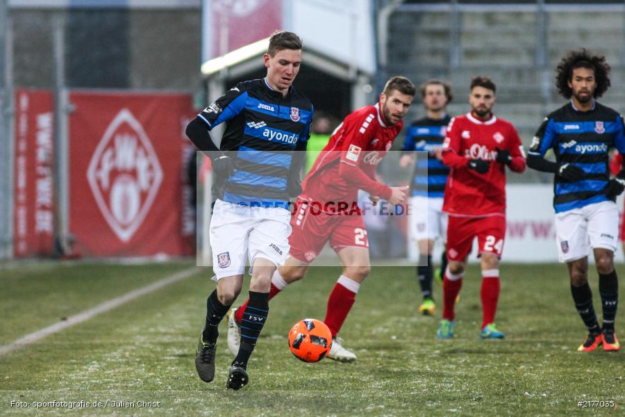 Steffen Schäfer, 07.01.2017, Flyeralarm-Arena, Freundschaftsspiel, FSV Frankfurt, FC Würzburger Kickers - Bild-ID: 2177035