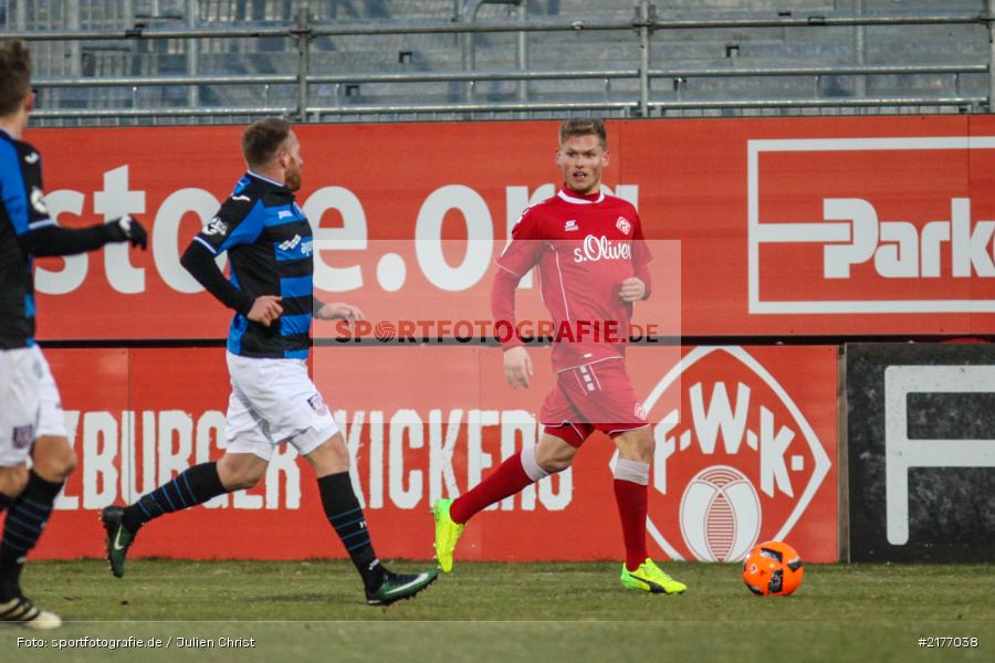 Felix Müller, Patrick Ochs, 07.01.2017, Flyeralarm-Arena, Freundschaftsspiel, FSV Frankfurt, FC Würzburger Kickers - Bild-ID: 2177038
