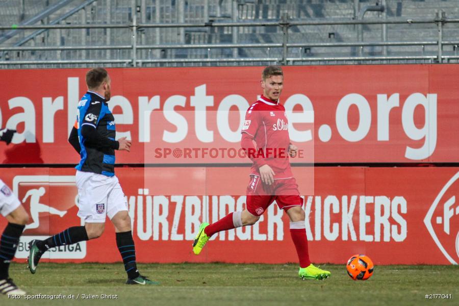 Felix Müller, Patrick Ochs, 07.01.2017, Flyeralarm-Arena, Freundschaftsspiel, FSV Frankfurt, FC Würzburger Kickers - Bild-ID: 2177041