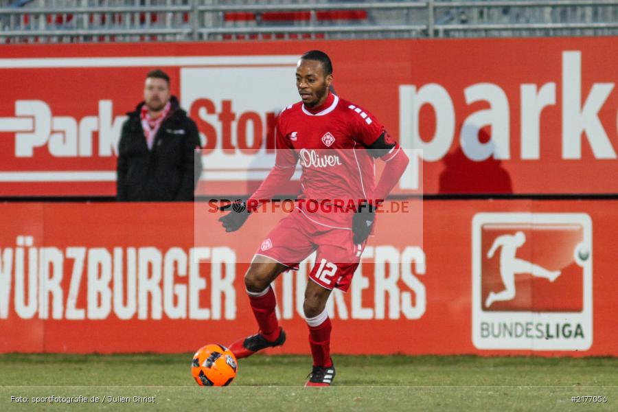Júnior Enrique Díaz Campbell, 07.01.2017, Flyeralarm-Arena, Freundschaftsspiel, FSV Frankfurt, FC Würzburger Kickers - Bild-ID: 2177056