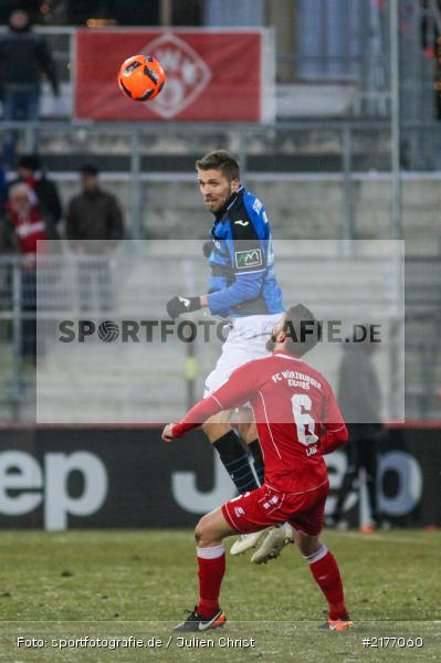 Ranisav Jovanovic, Anastasios Lagos, 07.01.2017, Flyeralarm-Arena, Freundschaftsspiel, FSV Frankfurt, FC Würzburger Kickers - Bild-ID: 2177060