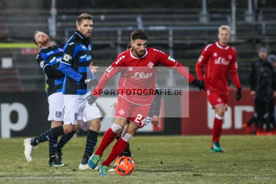 Valdet Rama, 07.01.2017, Flyeralarm-Arena, Freundschaftsspiel, FSV Frankfurt, FC Würzburger Kickers - Bild-ID: 2177062