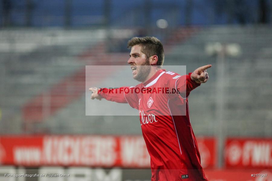 Torjubel, Marco Königs, 07.01.2017, Flyeralarm-Arena, Freundschaftsspiel, FSV Frankfurt, FC Würzburger Kickers - Bild-ID: 2177067