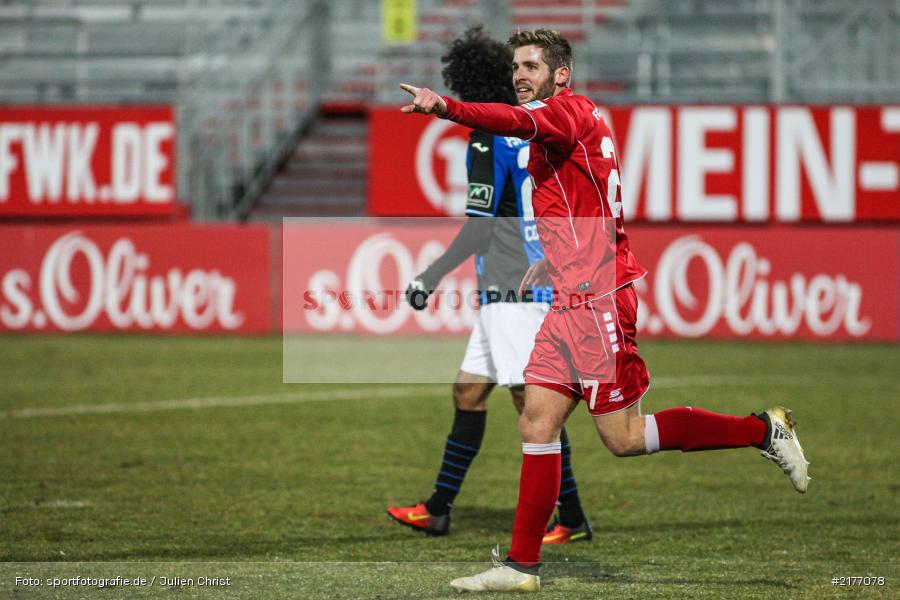 Marco Königs, 07.01.2017, Flyeralarm-Arena, Freundschaftsspiel, FSV Frankfurt, FC Würzburger Kickers - Bild-ID: 2177078 Marco Königs, 07.01.2017, Flyeralarm-Arena, Freundschaftsspiel, FSV Frankfurt, FC Würzburger Kickers - Bild-ID: 2177078