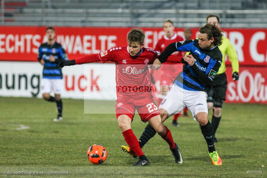 Patrick Weihrauch, Yannick Stark, 07.01.2017, Flyeralarm-Arena, Freundschaftsspiel, FSV Frankfurt, FC Würzburger Kickers - Bild-ID: 2177079 Patrick Weihrauch, Yannick Stark, 07.01.2017, Flyeralarm-Arena, Freundschaftsspiel, FSV Frankfurt, FC Würzburger Kickers - Bild-ID: 2177079