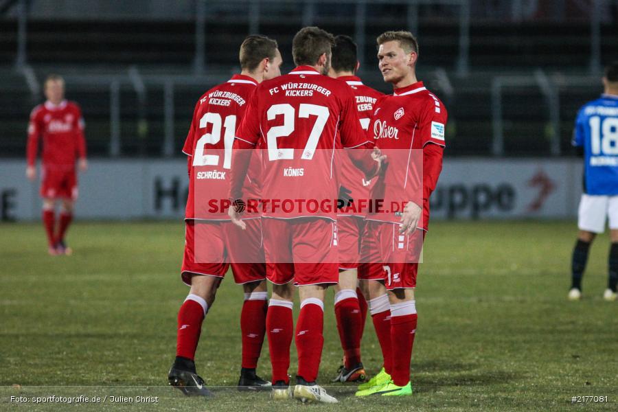 Felix Müller, Marco Königs, 07.01.2017, Flyeralarm-Arena, Freundschaftsspiel, FSV Frankfurt, FC Würzburger Kickers - Bild-ID: 2177081 Felix Müller, Marco Königs, 07.01.2017, Flyeralarm-Arena, Freundschaftsspiel, FSV Frankfurt, FC Würzburger Kickers - Bild-ID: 2177081