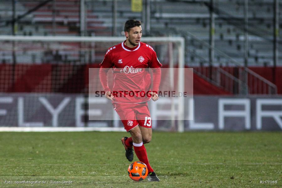 Lukas Fröde, 07.01.2017, Flyeralarm-Arena, Freundschaftsspiel, FSV Frankfurt, FC Würzburger Kickers - Bild-ID: 2177088 Lukas Fröde, 07.01.2017, Flyeralarm-Arena, Freundschaftsspiel, FSV Frankfurt, FC Würzburger Kickers - Bild-ID: 2177088