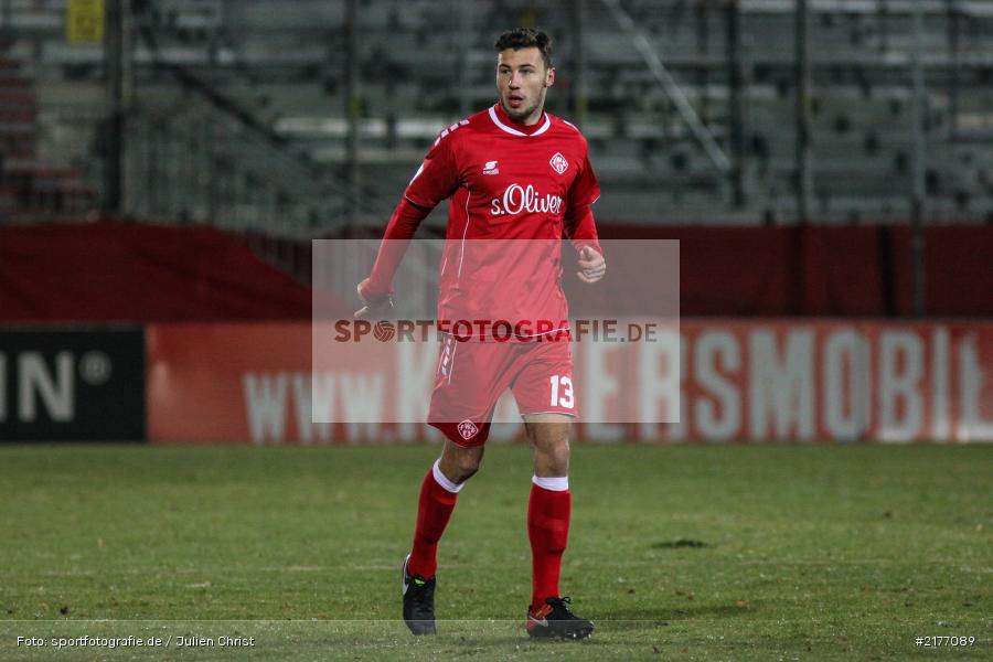Lukas Fröde, 07.01.2017, Flyeralarm-Arena, Freundschaftsspiel, FSV Frankfurt, FC Würzburger Kickers - Bild-ID: 2177089 Lukas Fröde, 07.01.2017, Flyeralarm-Arena, Freundschaftsspiel, FSV Frankfurt, FC Würzburger Kickers - Bild-ID: 2177089