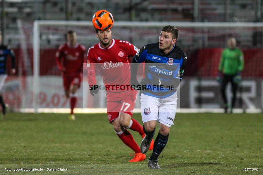 Antonio Fischer, Sascha Traut, 07.01.2017, Flyeralarm-Arena, Freundschaftsspiel, FSV Frankfurt, FC Würzburger Kickers - Bild-ID: 2177090 Antonio Fischer, Sascha Traut, 07.01.2017, Flyeralarm-Arena, Freundschaftsspiel, FSV Frankfurt, FC Würzburger Kickers - Bild-ID: 2177090