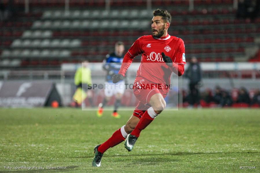 Nejmeddin Daghfous, 07.01.2017, Flyeralarm-Arena, Freundschaftsspiel, FSV Frankfurt, FC Würzburger Kickers - Bild-ID: 2177094 Nejmeddin Daghfous, 07.01.2017, Flyeralarm-Arena, Freundschaftsspiel, FSV Frankfurt, FC Würzburger Kickers - Bild-ID: 2177094