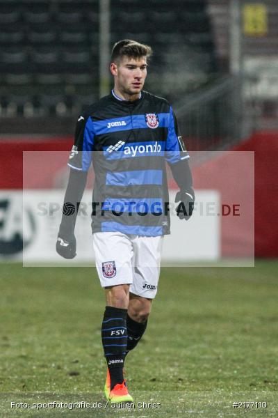 Dennis Russ, 07.01.2017, Flyeralarm-Arena, Freundschaftsspiel, FSV Frankfurt, FC Würzburger Kickers - Bild-ID: 2177110 Dennis Russ, 07.01.2017, Flyeralarm-Arena, Freundschaftsspiel, FSV Frankfurt, FC Würzburger Kickers - Bild-ID: 2177110