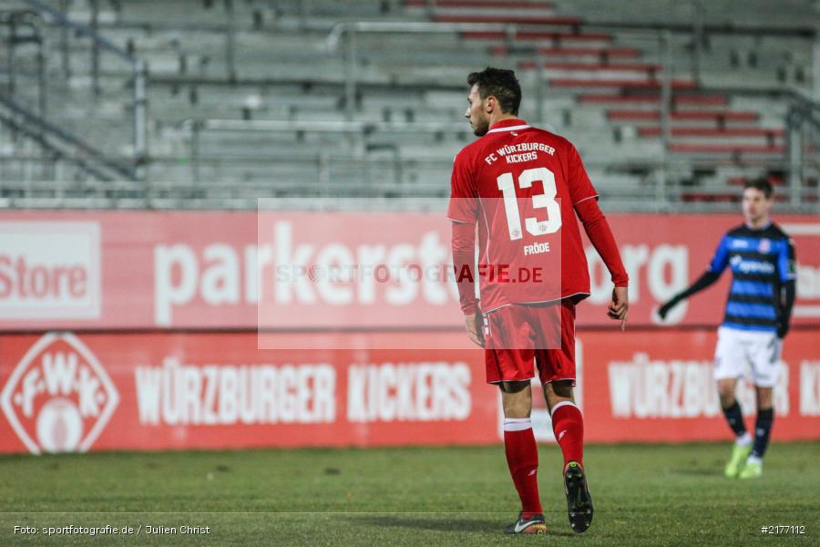 Lukas Fröde, 07.01.2017, Flyeralarm-Arena, Freundschaftsspiel, FSV Frankfurt, FC Würzburger Kickers - Bild-ID: 2177112 Lukas Fröde, 07.01.2017, Flyeralarm-Arena, Freundschaftsspiel, FSV Frankfurt, FC Würzburger Kickers - Bild-ID: 2177112