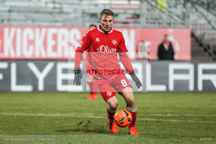 Emanuel Taffertshofer, 07.01.2017, Flyeralarm-Arena, Freundschaftsspiel, FSV Frankfurt, FC Würzburger Kickers - Bild-ID: 2177116 Emanuel Taffertshofer, 07.01.2017, Flyeralarm-Arena, Freundschaftsspiel, FSV Frankfurt, FC Würzburger Kickers - Bild-ID: 2177116