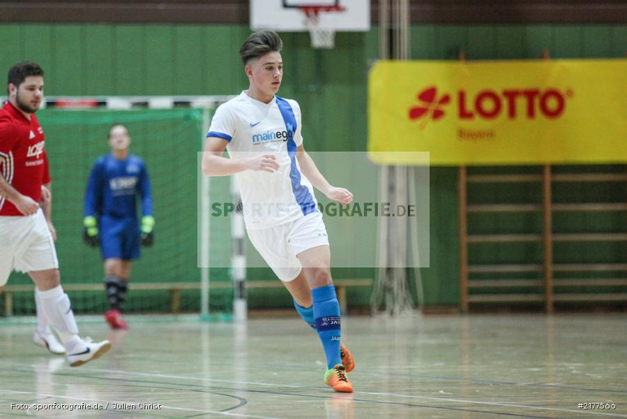 Niklas Oberth, SG Buchbrunn-Mainstockheim, FG Marktbreit-Martinsheim, 14.01.2017, Hallenfußball, Karlstadt, Kreisendturnier - Bild-ID: 2177566