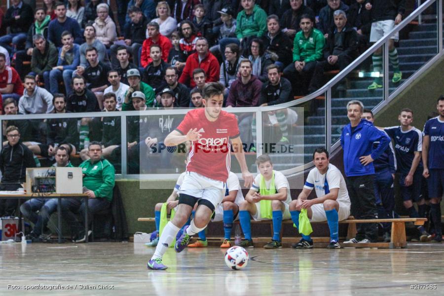 Raphael Fuss, SG Buchbrunn-Mainstockheim, FG Marktbreit-Martinsheim, 14.01.2017, Hallenfußball, Karlstadt, Kreisendturnier - Bild-ID: 2177583