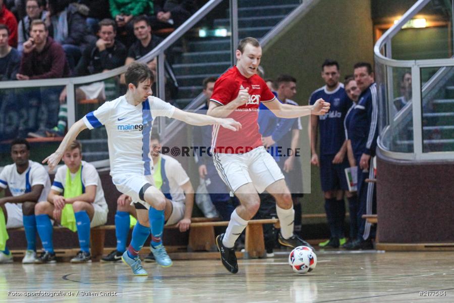 Bernd Weidenbach, Joachim Barthel, SG Buchbrunn-Mainstockheim, FG Marktbreit-Martinsheim, 14.01.2017, Hallenfußball, Karlstadt, Kreisendturnier - Bild-ID: 2177584