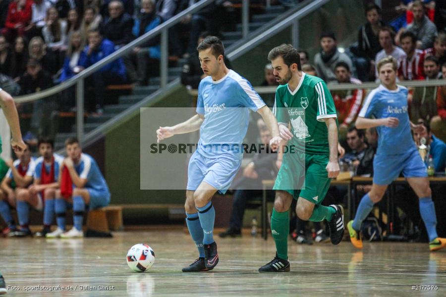 Michael Winkler, Marcel Kikiernicki, TSV Frickenhausen, FG FV Karlstadt, 14.01.2017, Hallenfußball, Karlstadt, Kreisendturnier - Bild-ID: 2177596 Michael Winkler, Marcel Kikiernicki, TSV Frickenhausen, FG FV Karlstadt, 14.01.2017, Hallenfußball, Karlstadt, Kreisendturnier - Bild-ID: 2177596