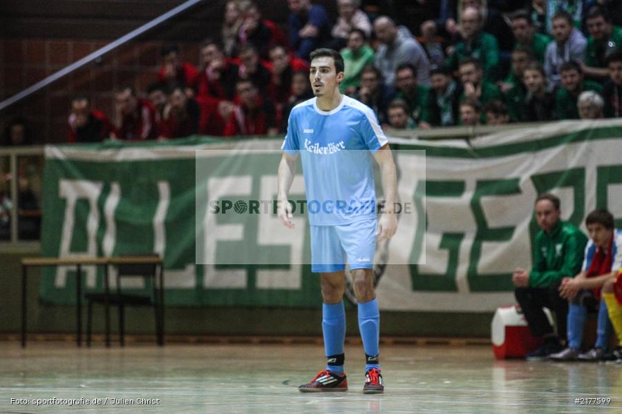 Dominik Lambrecht, TSV Frickenhausen, FG FV Karlstadt, 14.01.2017, Hallenfußball, Karlstadt, Kreisendturnier - Bild-ID: 2177599