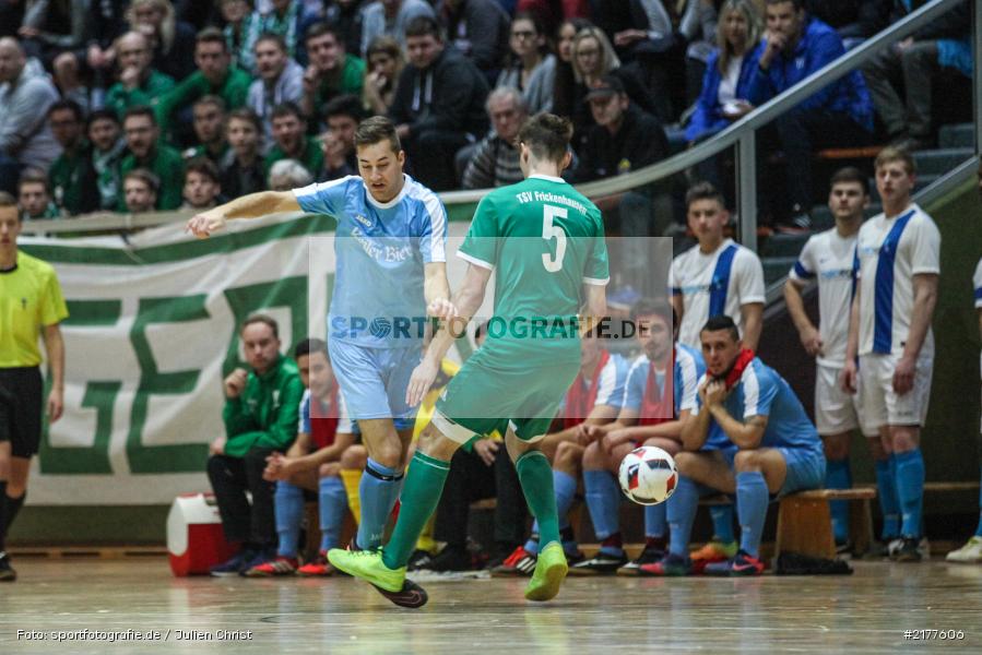 Philipp Hemmerich, Michael Winkler, TSV Frickenhausen, FG FV Karlstadt, 14.01.2017, Hallenfußball, Karlstadt, Kreisendturnier - Bild-ID: 2177606