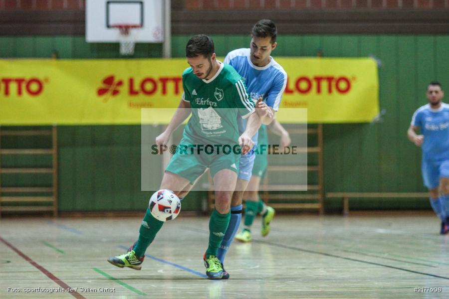 Johannes Hofmann, Michael Winkler, TSV Frickenhausen, FG FV Karlstadt, 14.01.2017, Hallenfußball, Karlstadt, Kreisendturnier - Bild-ID: 2177608