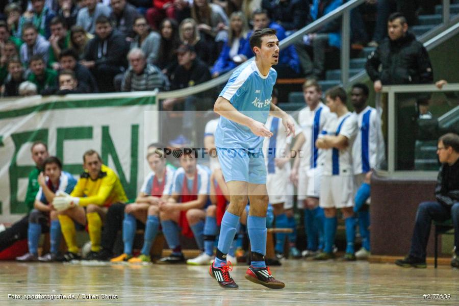 Dominik Lambrecht, TSV Frickenhausen, FG FV Karlstadt, 14.01.2017, Hallenfußball, Karlstadt, Kreisendturnier - Bild-ID: 2177609