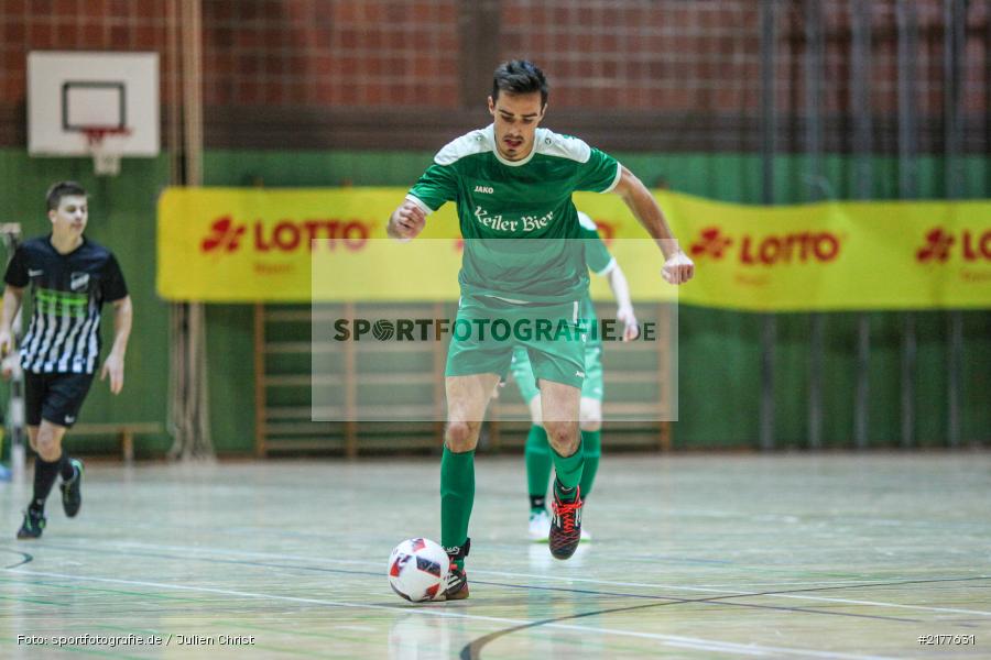 Dominik Lambrecht, TSV Retzbach, FV Karlstadt, Kleines Finale, 14.01.2017, Hallenfußball, Karlstadt, Kreisendturnier - Bild-ID: 2177631