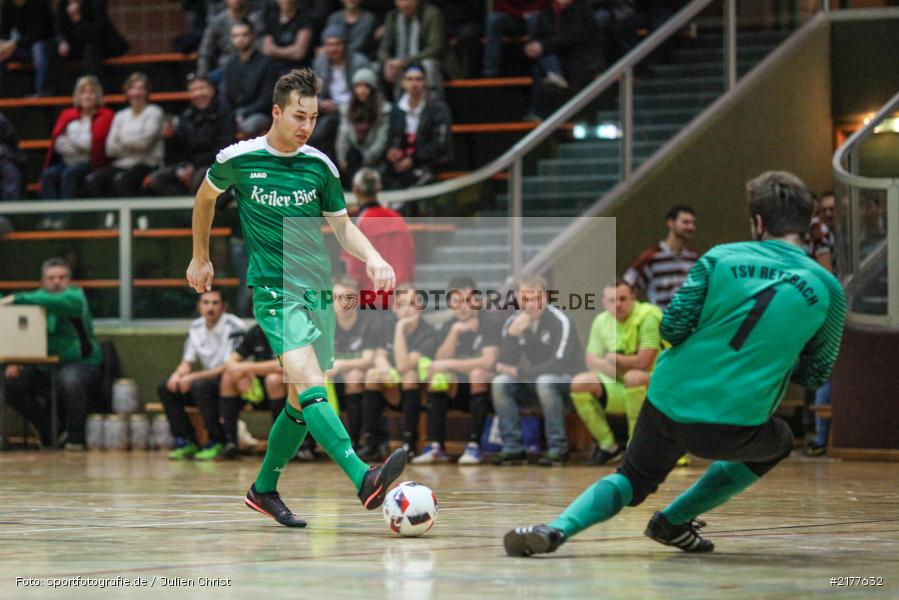 Michael Winkler, Maximilian Müller, TSV Retzbach, FV Karlstadt, Kleines Finale, 14.01.2017, Hallenfußball, Karlstadt, Kreisendturnier - Bild-ID: 2177632 Michael Winkler, Maximilian Müller, TSV Retzbach, FV Karlstadt, Kleines Finale, 14.01.2017, Hallenfußball, Karlstadt, Kreisendturnier - Bild-ID: 2177632