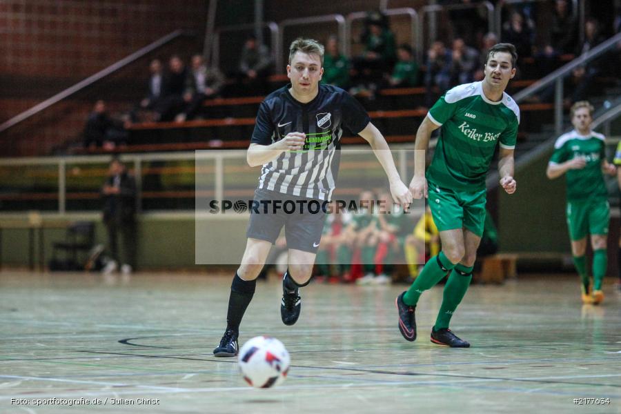 Markus Steigerwald, TSV Retzbach, FV Karlstadt, Kleines Finale, 14.01.2017, Hallenfußball, Karlstadt, Kreisendturnier - Bild-ID: 2177634