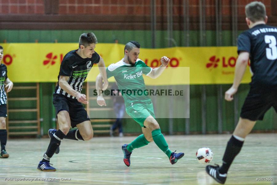 Atilla Aydogdu, Maximilian Köstler, TSV Retzbach, FV Karlstadt, Kleines Finale, 14.01.2017, Hallenfußball, Karlstadt, Kreisendturnier - Bild-ID: 2177635