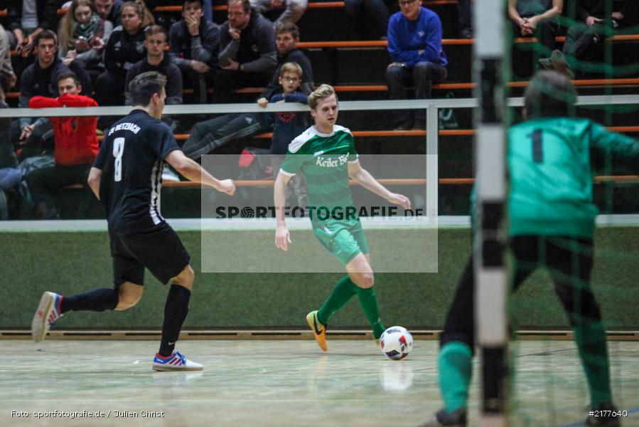 Felix Strohmenger, Andreas Köhler, TSV Retzbach, FV Karlstadt, Kleines Finale, 14.01.2017, Hallenfußball, Karlstadt, Kreisendturnier - Bild-ID: 2177640