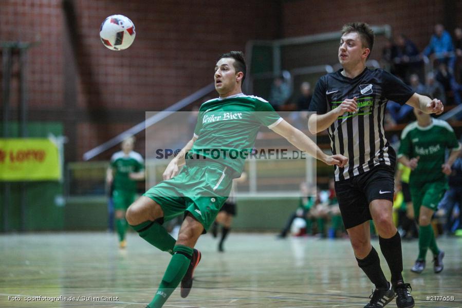 Markus Steigerwald, Michael Winkler, TSV Retzbach, FV Karlstadt, Kleines Finale, 14.01.2017, Hallenfußball, Karlstadt, Kreisendturnier - Bild-ID: 2177658
