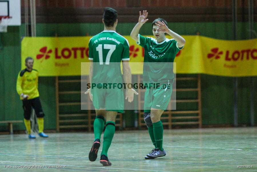 Markus Mjalov, Michael Winkler, TSV Retzbach, FV Karlstadt, Kleines Finale, 14.01.2017, Hallenfußball, Karlstadt, Kreisendturnier - Bild-ID: 2177659