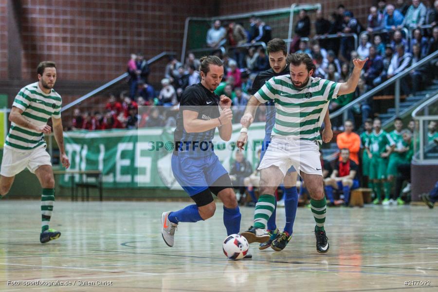 Marcial Weisenseel, Lorenz Barina, SV Veitshöchheim, TSV Unterpleichfeld, 14.01.2017, Hallenfußball, Karlstadt, Kreisendturnier - Bild-ID: 2177692