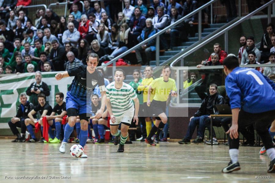 Marcial Weisenseel, Sven Steinhardt, SV Veitshöchheim, TSV Unterpleichfeld, 14.01.2017, Hallenfußball, Karlstadt, Kreisendturnier - Bild-ID: 2177712