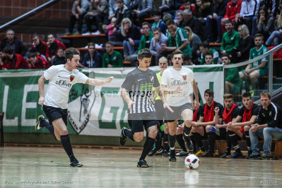 Dominik Hehrlein, Niklas Paatz, TSV Retzbach, TSV Rottendorf, 14.01.2017, Hallenfußball, Karlstadt, Kreisendturnier - Bild-ID: 2177736