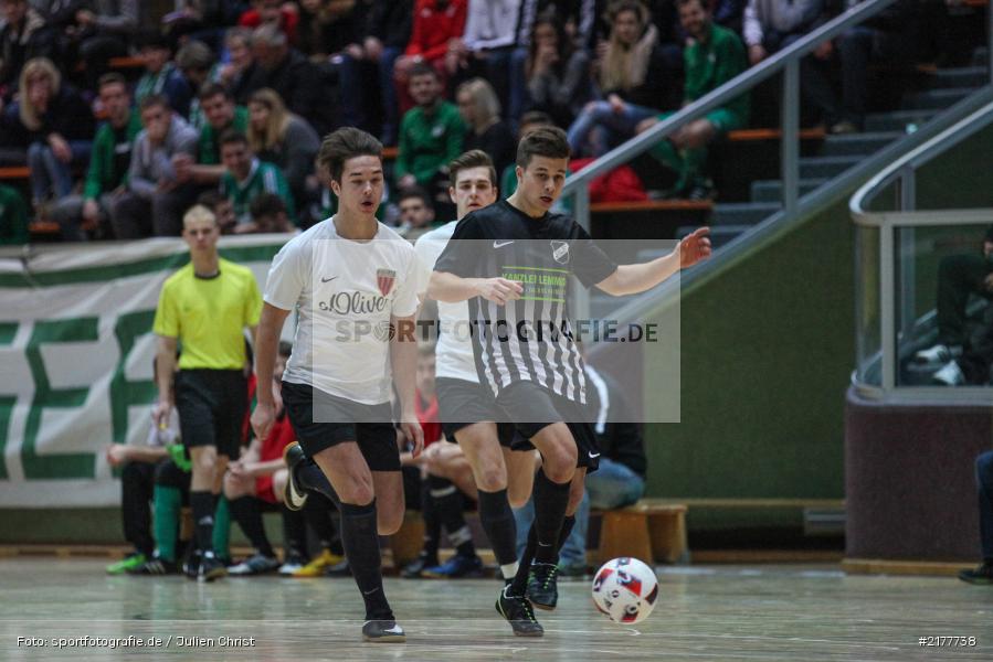 Dominik Hehrlein, Niklas Paatz, TSV Retzbach, TSV Rottendorf, 14.01.2017, Hallenfußball, Karlstadt, Kreisendturnier - Bild-ID: 2177738