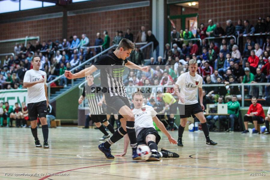 Jakob Siedler, Maximilian Köstler, TSV Retzbach, TSV Rottendorf, 14.01.2017, Hallenfußball, Karlstadt, Kreisendturnier - Bild-ID: 2177746