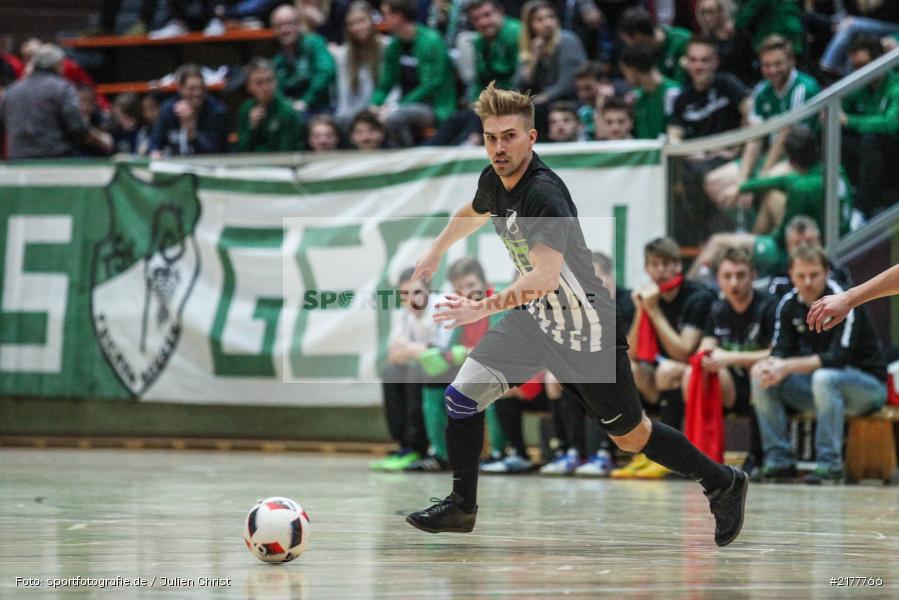 Philipp Gößwein, TSV Retzbach, TSV Rottendorf, 14.01.2017, Hallenfußball, Karlstadt, Kreisendturnier - Bild-ID: 2177766