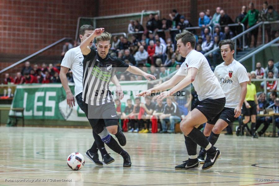 Marcel Stuehler, Philipp Gößwein, TSV Retzbach, TSV Rottendorf, 14.01.2017, Hallenfußball, Karlstadt, Kreisendturnier - Bild-ID: 2177767