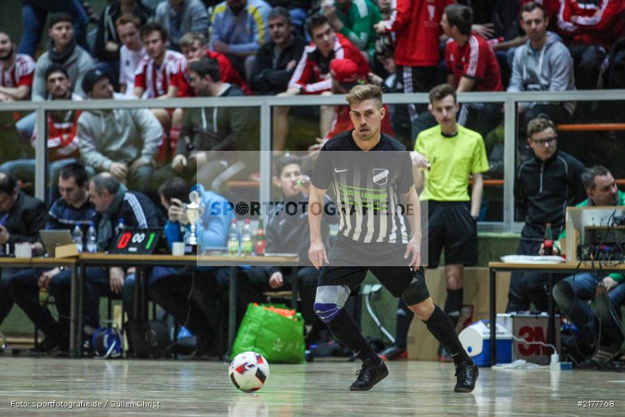 Philipp Gößwein, TSV Retzbach, TSV Rottendorf, 14.01.2017, Hallenfußball, Karlstadt, Kreisendturnier - Bild-ID: 2177768