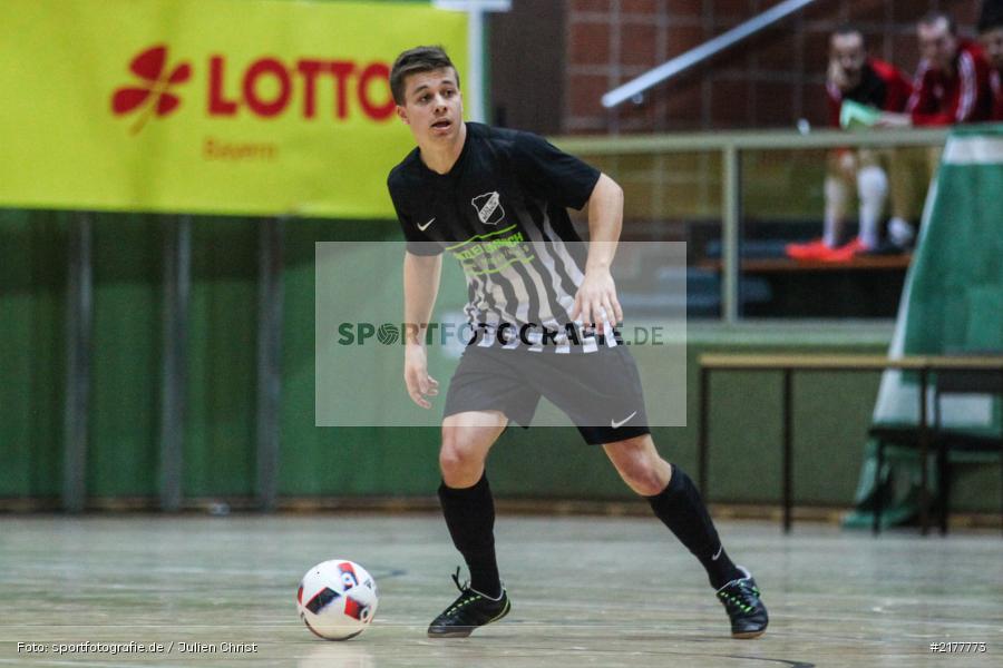 Dominik Hehrlein, TSV Retzbach, TSV Rottendorf, 14.01.2017, Hallenfußball, Karlstadt, Kreisendturnier - Bild-ID: 2177773
