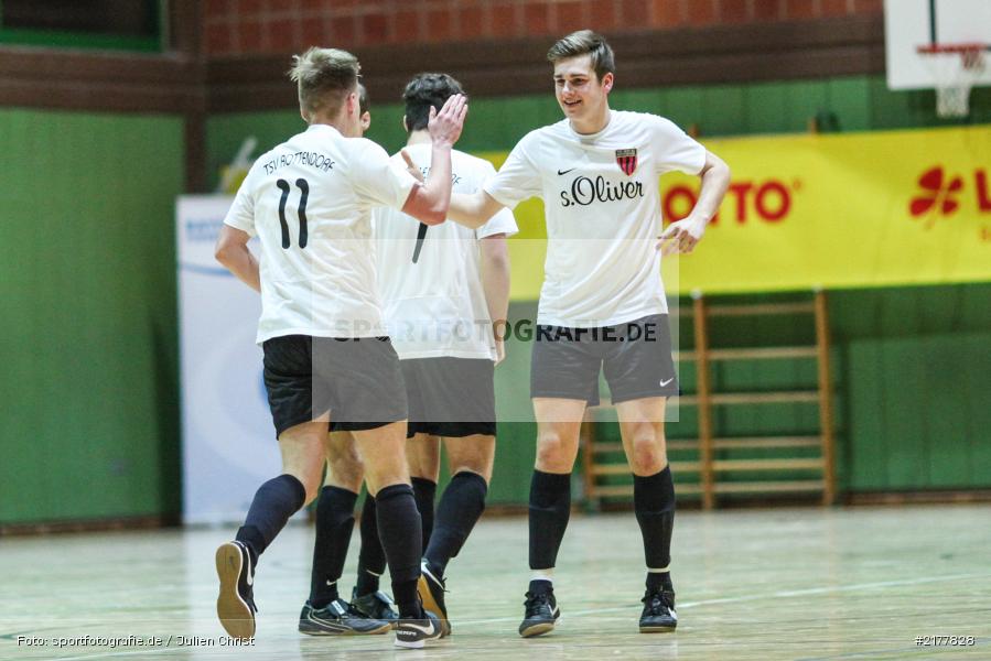 Sebastian Mainka, Niklas Paatz, TSV Retzbach, TSV Rottendorf, 14.01.2017, Hallenfußball, Karlstadt, Kreisendturnier - Bild-ID: 2177828