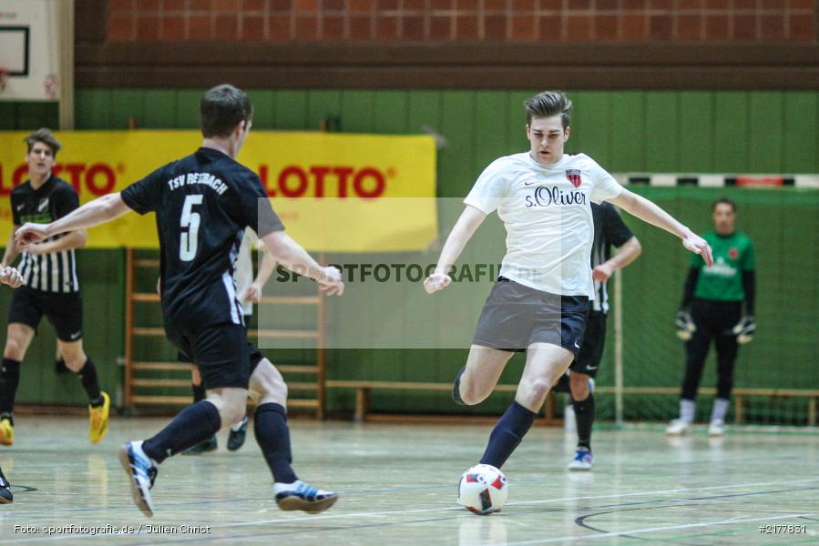 Marcel Stuehler, Marco Schrenker, TSV Retzbach, TSV Rottendorf, 14.01.2017, Hallenfußball, Karlstadt, Kreisendturnier - Bild-ID: 2177831