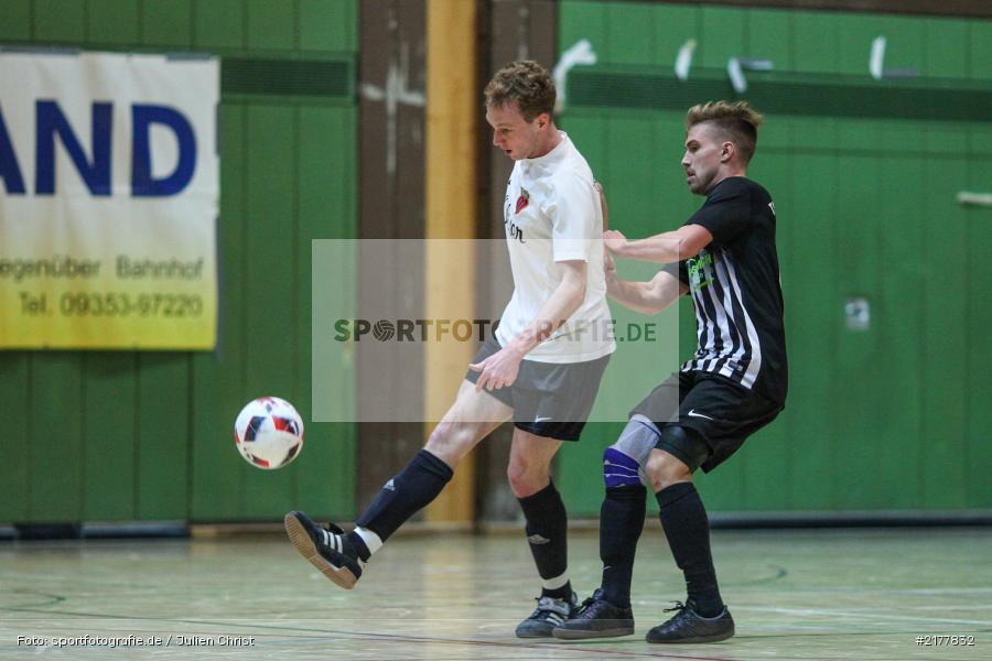 Jakob Siedler, Philipp Gößwein, TSV Retzbach, TSV Rottendorf, 14.01.2017, Hallenfußball, Karlstadt, Kreisendturnier - Bild-ID: 2177832