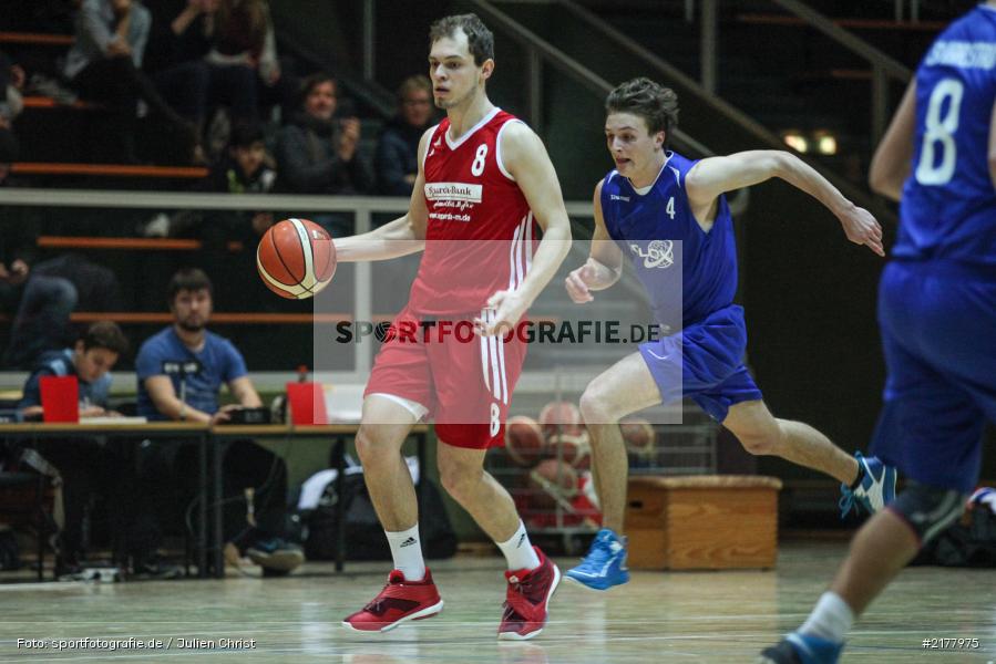 Simon Geiselsöder, Georg Kordowich, Erwin-Ammann-Halle, 21.01.2017, Bayernpokal, Basketball, VfL Baskets Treuchlingen, TSV Karlstadt - Bild-ID: 2177975 Simon Geiselsöder, Georg Kordowich, Erwin-Ammann-Halle, 21.01.2017, Bayernpokal, Basketball, VfL Baskets Treuchlingen, TSV Karlstadt - Bild-ID: 2177975
