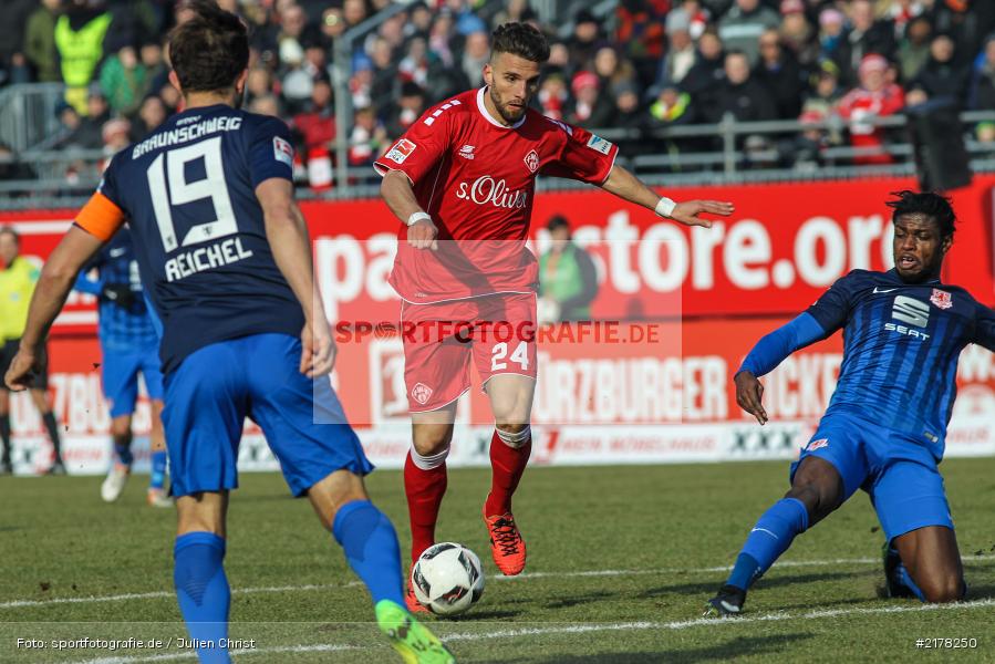Valdet Rama, Joseph Baffo, 28.01.2017, 2. Bundesliga, Eintracht Braunschweig, FC Würzburger Kickers - Bild-ID: 2178250 Valdet Rama, Joseph Baffo, 28.01.2017, 2. Bundesliga, Eintracht Braunschweig, FC Würzburger Kickers - Bild-ID: 2178250