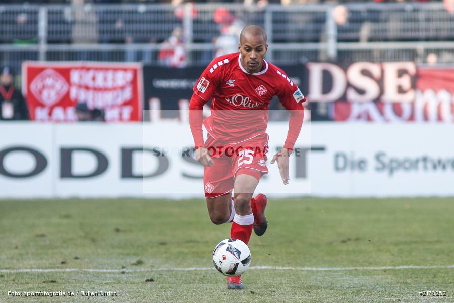David Pisot, 28.01.2017, 2. Bundesliga, Eintracht Braunschweig, FC Würzburger Kickers - Bild-ID: 2178252