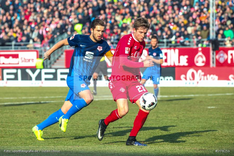 Patrick Weihrauch, Ken Reichel, 28.01.2017, 2. Bundesliga, Eintracht Braunschweig, FC Würzburger Kickers - Bild-ID: 2178256 Patrick Weihrauch, Ken Reichel, 28.01.2017, 2. Bundesliga, Eintracht Braunschweig, FC Würzburger Kickers - Bild-ID: 2178256