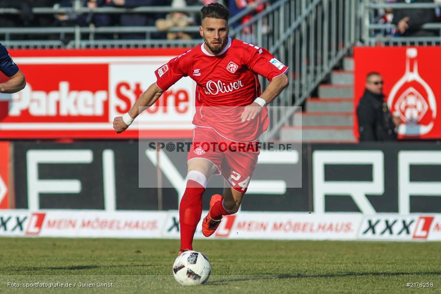 Valdet Rama, 28.01.2017, 2. Bundesliga, Eintracht Braunschweig, FC Würzburger Kickers - Bild-ID: 2178258 Valdet Rama, 28.01.2017, 2. Bundesliga, Eintracht Braunschweig, FC Würzburger Kickers - Bild-ID: 2178258
